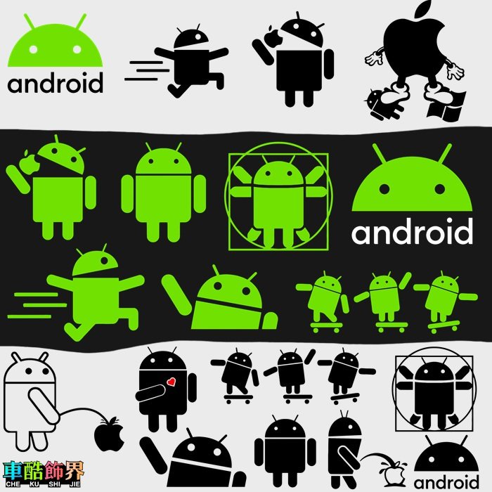 安卓Android标志logo标志贴纸