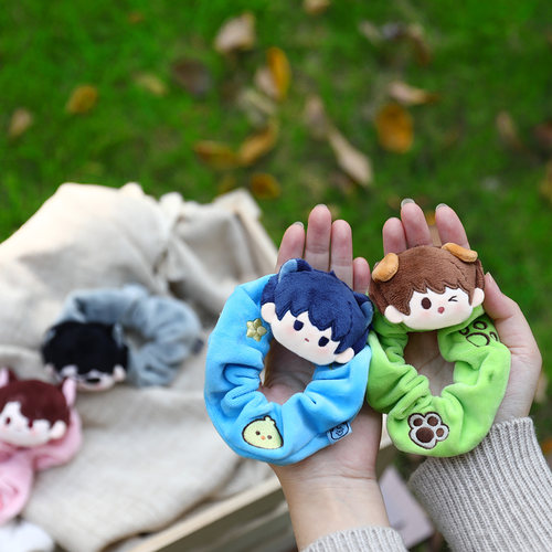 歪瓜出品盗墓笔记绒绒公仔发圈