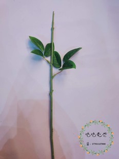 丝带花杆 满 玫瑰枝 丝网花玫瑰花枝 枝 包邮 DIY肥皂花枝 仿真月季