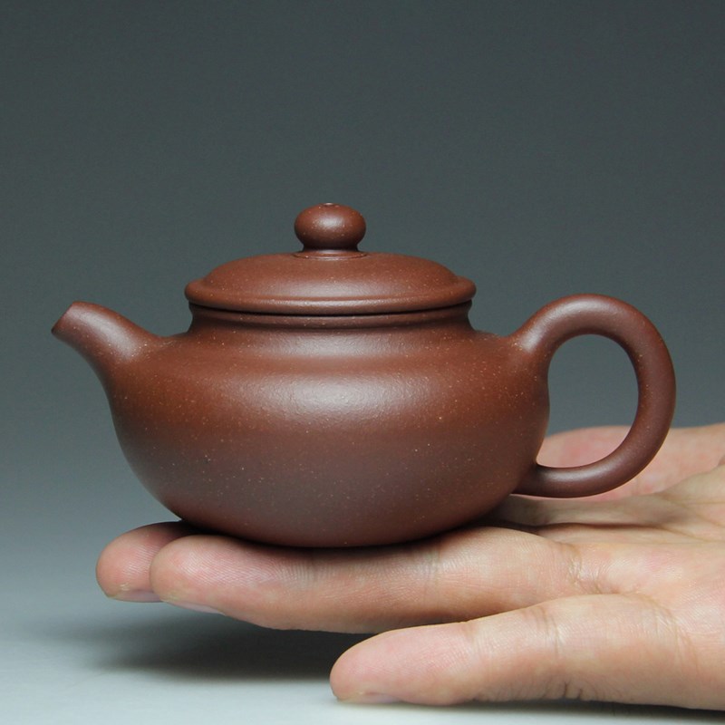 茶具原矿黑金砂110cc仿古壶