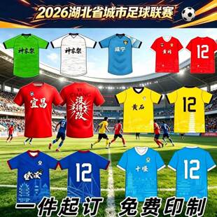 定制亲子装看足球比赛2026楚超球衣T恤球迷服短袖成人儿童印名字t