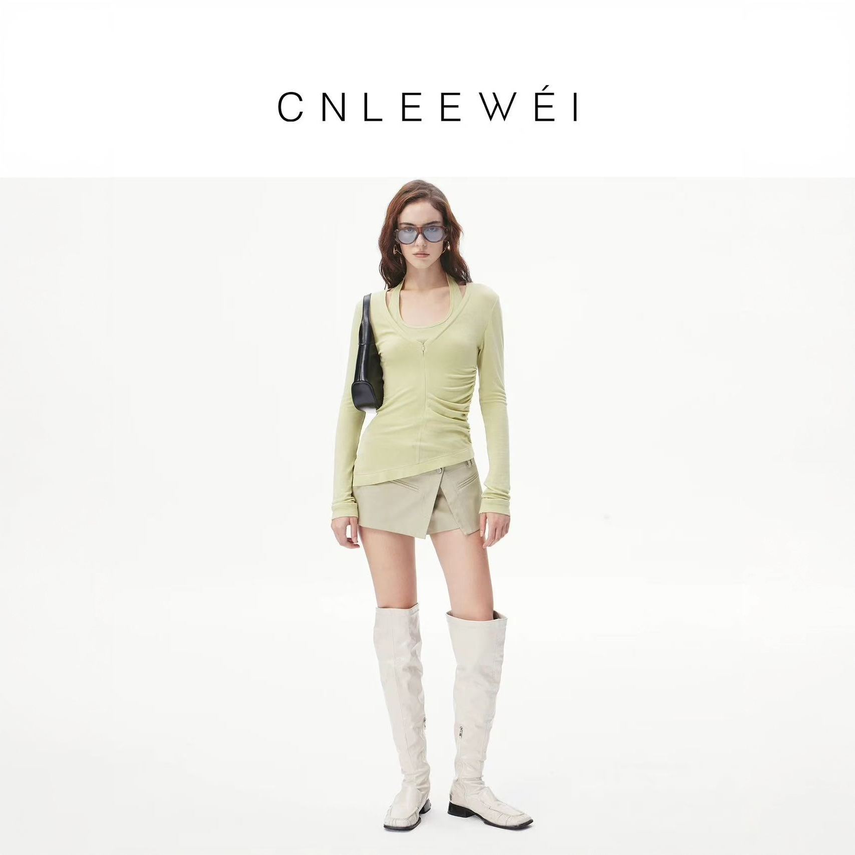 CNLEEWEI26早春新品小众设计高智感显瘦两件套搭片裙裤短裤0901/2,女装/女士精品,短裤,淘宝优惠券,粉丝福利购,淘宝优惠卷