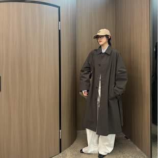 【VIINS】YP25年新款直筒大女主风衣宽松长外套3265