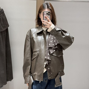 【现货】AVVENN设计师品牌26早春新品皮夹克短外套