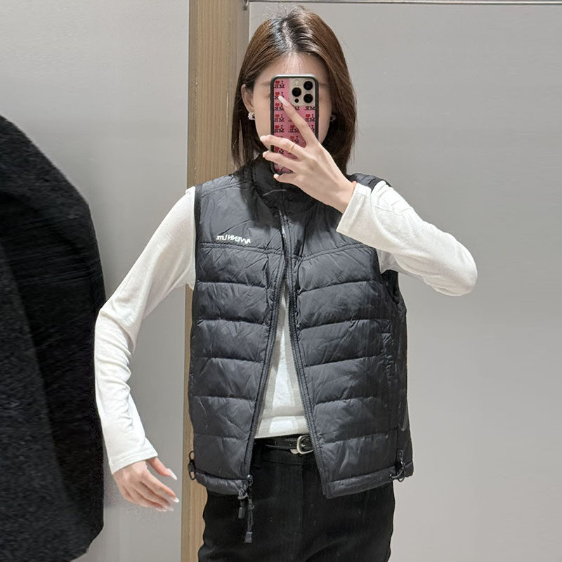 【现货】AVVENN设计师品牌新款 25年冬季纯色鹅绒羽绒马甲