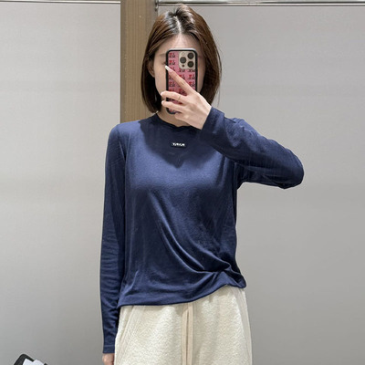 【现货】FIZZFLY | 25冬季设计师品牌新款正肩纯色长袖打底衫