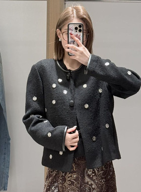 【现货】ICE原创设计师品牌26年春季新品金属手缝牌装饰外套