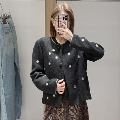 【现货】ICE原创设计师品牌26年春季新品金属手缝牌装饰外套