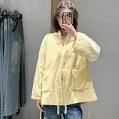 现货 现货询价26早春设计师品牌新款 手工绣珠长袖 外套