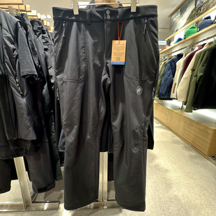 25秋冬 猛犸象MAMMUT Runbold Winter SO加绒保暖软壳裤户外 男女