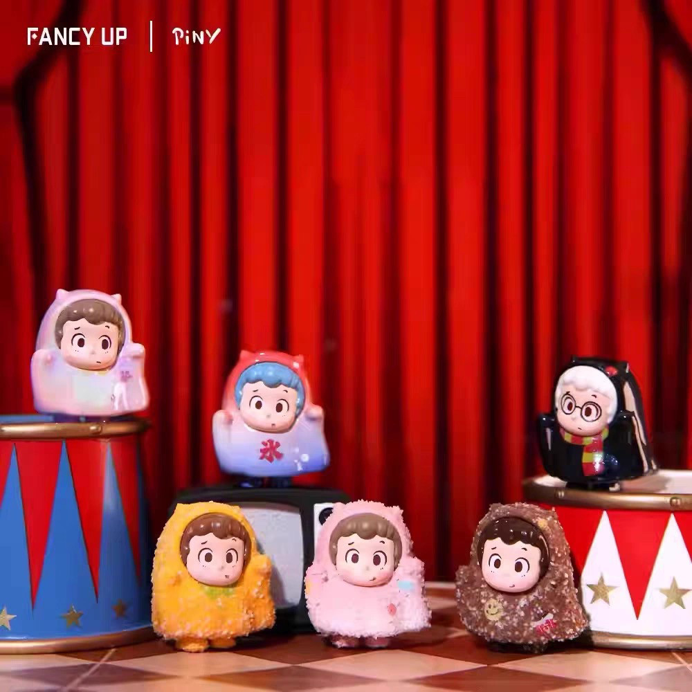 新品piny初代萌粒小幽灵一起鬼混系列萌粒潮玩摆件盲袋手办礼物盒