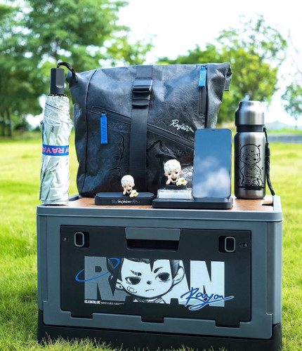 Rayan蓝色幻想系列周边停车牌保温杯收纳箱渔夫帽双肩包现货潮玩