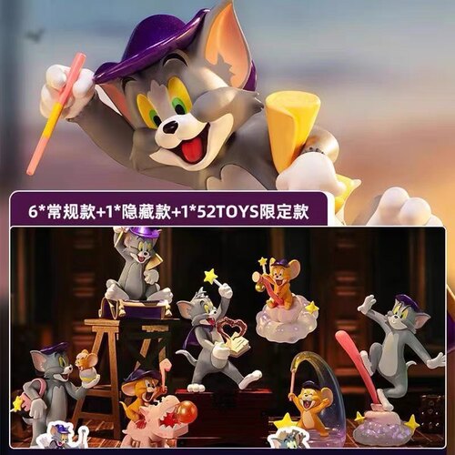 猫和老鼠盲盒奇幻魔力系列手办Tom andJerry摆件潮玩玩具礼物