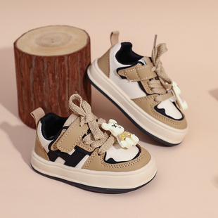 二棉0 软底婴幼儿学步鞋 魔术贴男女童鞋 卡通可爱宝宝板鞋 秋冬款