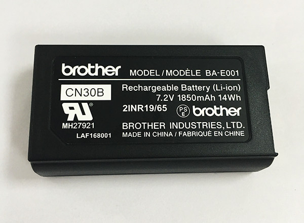 适用兄弟标签机PT-750W PT-E300机器 充电锂 原装电池 BA-E001