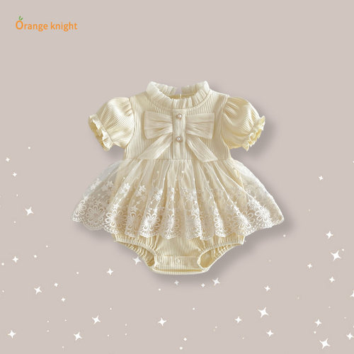 周岁婴幼儿衣服夏装新生儿女宝宝连体衣满月哈衣夏季薄款包屁哈衣