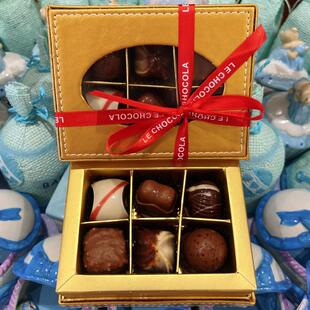 现货 迪拜代购本土品牌Chocola巧克力高端牛皮礼盒6颗装送礼新年