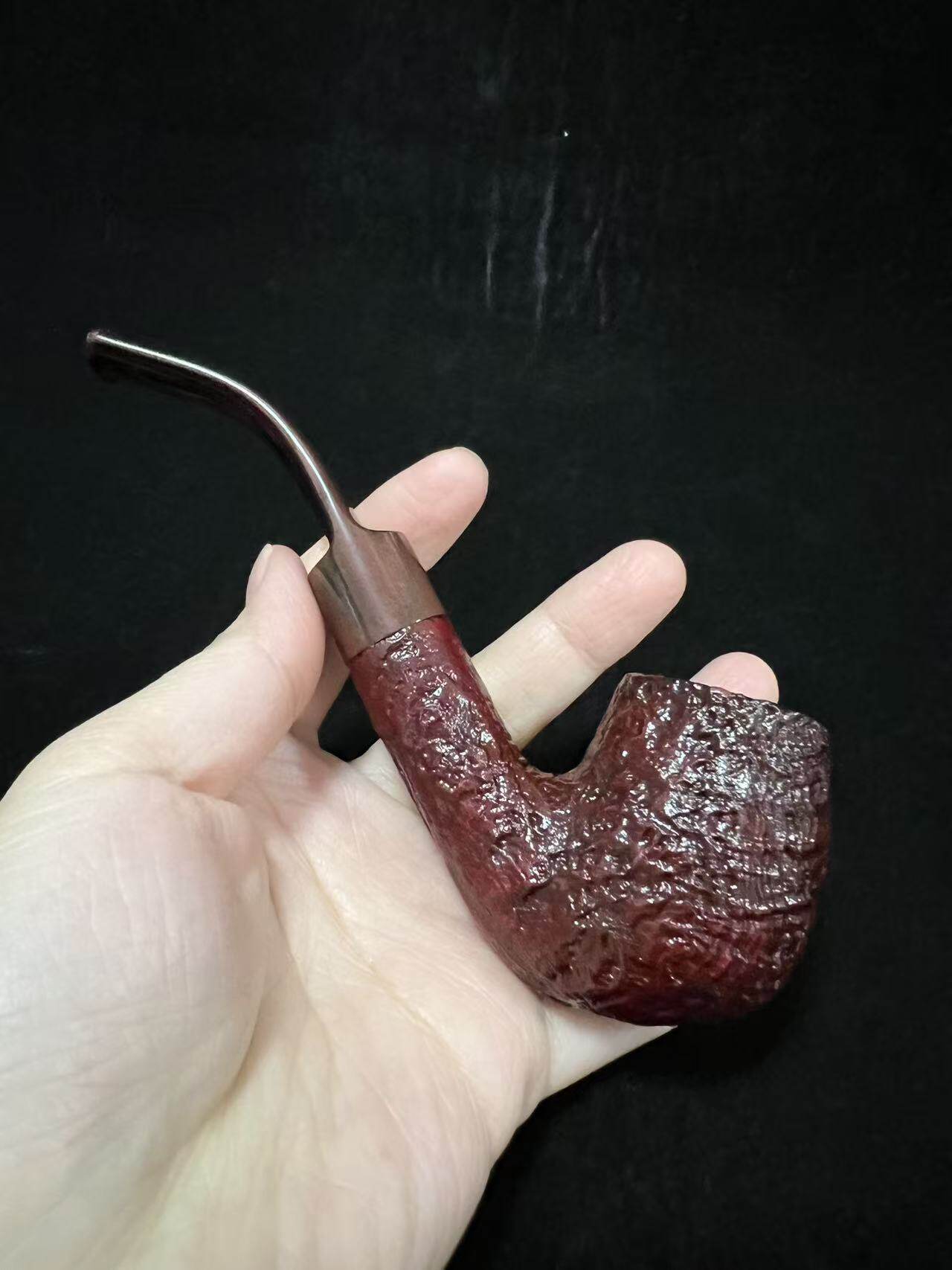 英国进口Ashton阿斯顿 石楠木烟斗 XXX 经典弯式 男士礼物