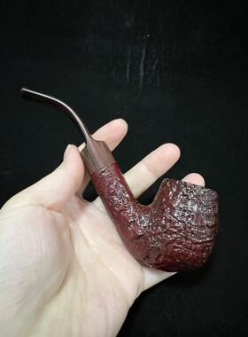 英国进口Ashton阿斯顿 石楠木烟斗 XXX 经典弯式 男士礼物