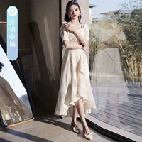 1130#Шампанское -Колочное D Олкусный рукав среднего рукава