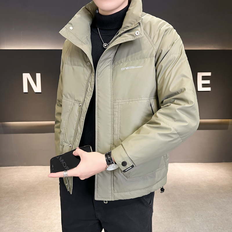 新款男士立领羽绒服YRF8091-P150，男装羽绒服，星座304B