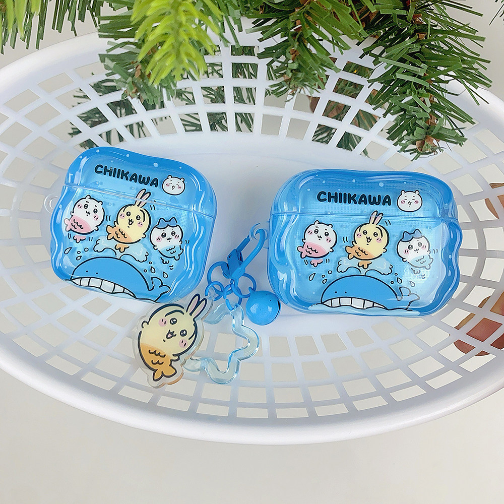 鲸鱼吉伊卡哇适用苹果耳机保护套airpods4无线蓝牙耳机壳三四