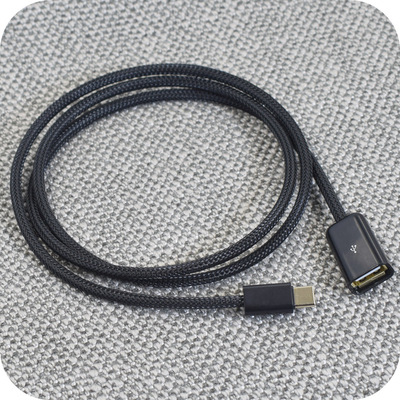 10米发烧级单晶铜镀银USB公转母线电脑usbc公对母手机Typec转换USB加长延长线type公a转a母2.0音频线数据线