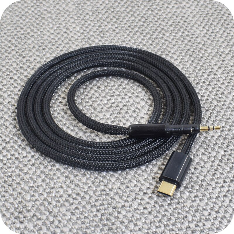 无损手机usb c连接铁三角ATH-M50x M40x M60x M70耳机线升级线3.5