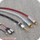 纯银线单晶铜4.4转双莲花2RCA音频线4.4转双卡农公2XLR平衡卡侬线