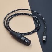 莱维特声卡连接线3芯卡侬母转mini XLR得胜mx1魅声t9s kmp600美音秀秀p600迷你卡农线48V卡龙话筒线麦克风线