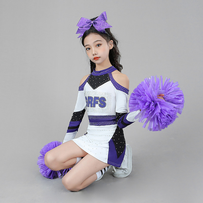 女健美操舞蹈拉拉队儿童演出服团体成人体操竞技专业啦啦操比赛服