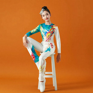 订制成人儿童竞技有氧健美操服装大众团体男女比赛啦啦队表演出服