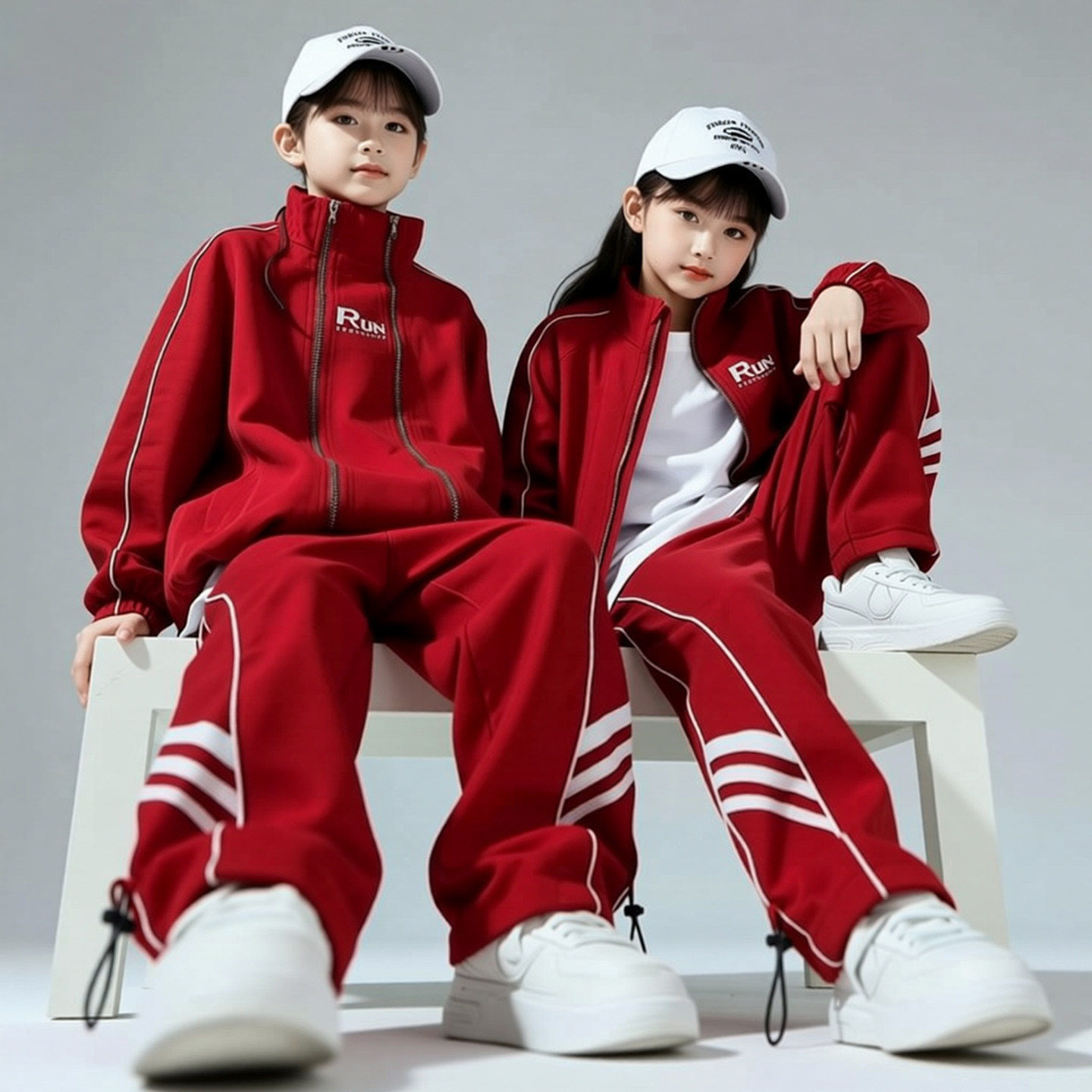 学生运动会开幕式班服少儿男女童