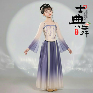 儿童古典舞演出服身韵民族舞台舞