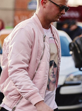 352欧！硬货 男女同款！MA1经典水洗棒球领飞行夹克棉衣棉服外套