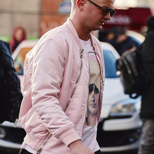 MA1经典 男女同款 水洗棒球领飞行夹克棉衣棉服外套 硬货 352欧