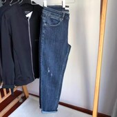 小脚长裤 颜色贼百搭 修身 弹力休闲牛仔裤 秋冬厚款 简洁外贸男士