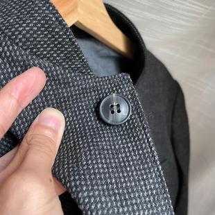 129欧元！10%羊毛！超值简洁秋季男士修身立领休闲夹克外套男装