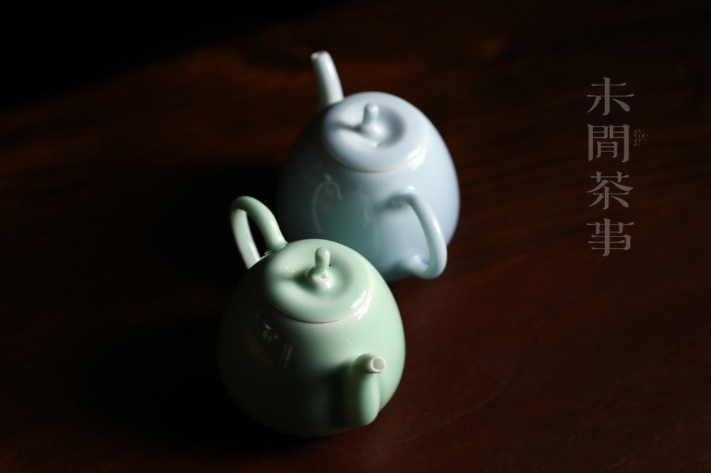 青塘 梅子青 天青 小香瓜壶 仿生新品 全手工 生动有趣