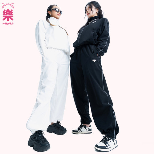 一乐女子力速干长裤松紧腰头
