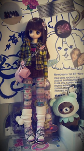 ob22丽佳azone6分xs马卡龙俏皮少女千禧辣妹亚文化y2k裤子娃衣