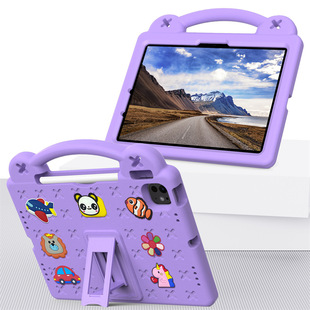 适用ipad air11保护套手提2024全包防摔pro11卡通EVA支架背壳儿童