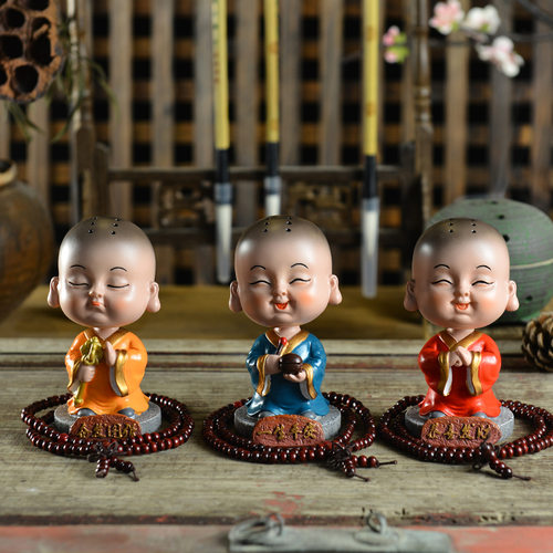 汽车摆件摇头可爱小和尚