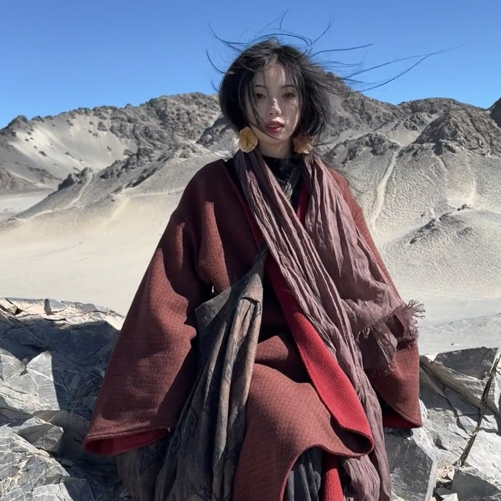 西北褶皱纯色春秋棉麻手感围巾旅游丝巾女复古文艺薄款披肩围脖