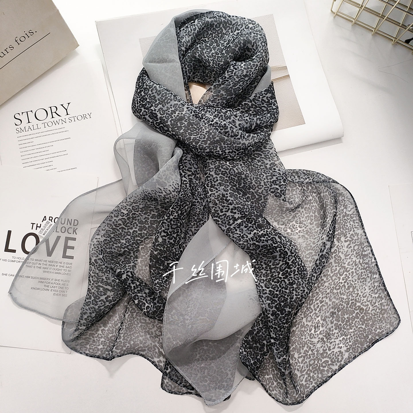 春夏秋韩版女轻薄丝巾