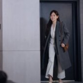 欧洲短剧那年冬至邓灵枢南昭宁同款 呢子大衣女衣服 毛呢外套中长款