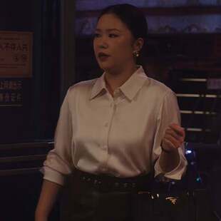 原版爱情没有神话王菊赵兰心同款衬衫上衣春秋翻领衬衫女衣服潮