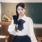 衬衣短裙女衣服潮 上衣春秋长袖 欧洲兄友妹恭张淼怡程乐乐同款 衬衫