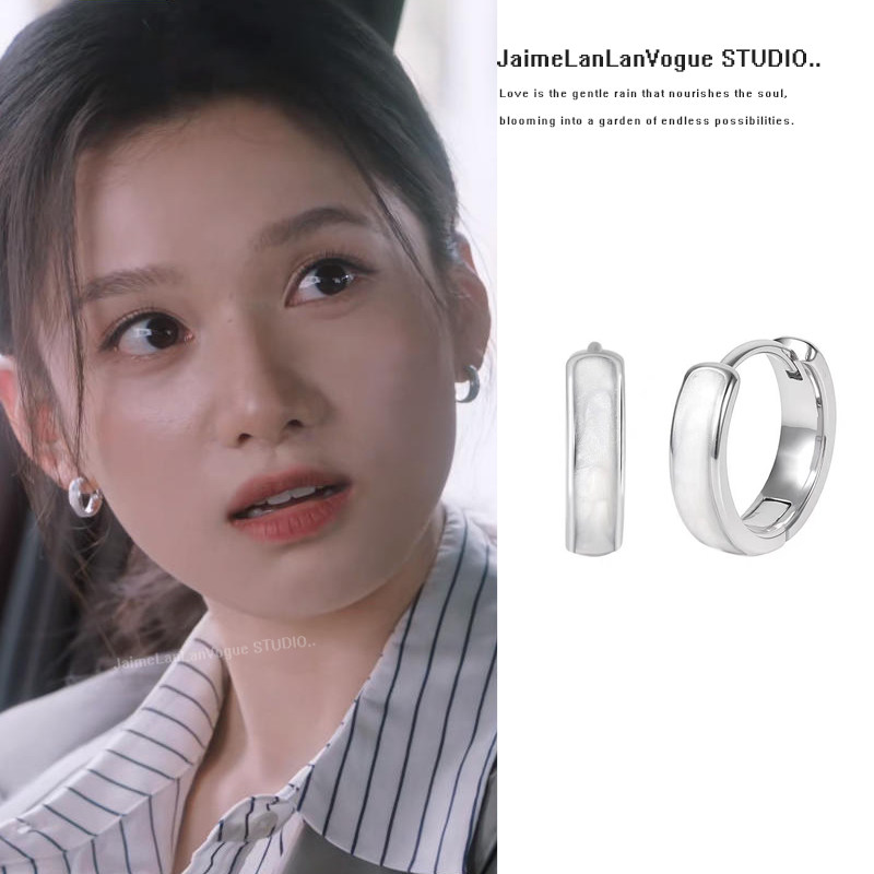 欧洲野狗骨头苗靖张婧怡同款耳环轻奢高级感法式时尚百搭耳圈耳扣