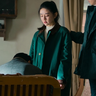 原版罚罪梁洁文江燕同款夹克外套秋冬翻领开衫上衣女衣服潮